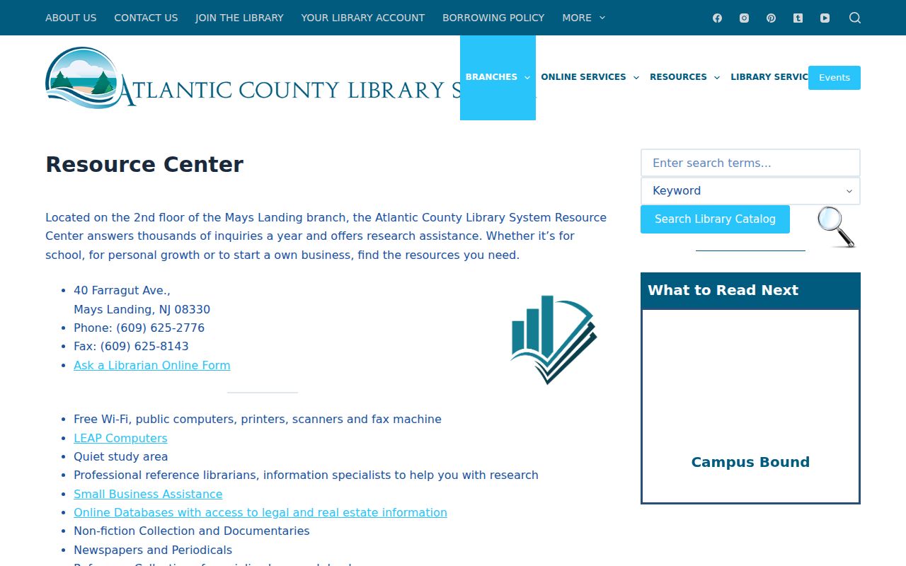 Pleasantville city directory Atlantic County Library Resource Center