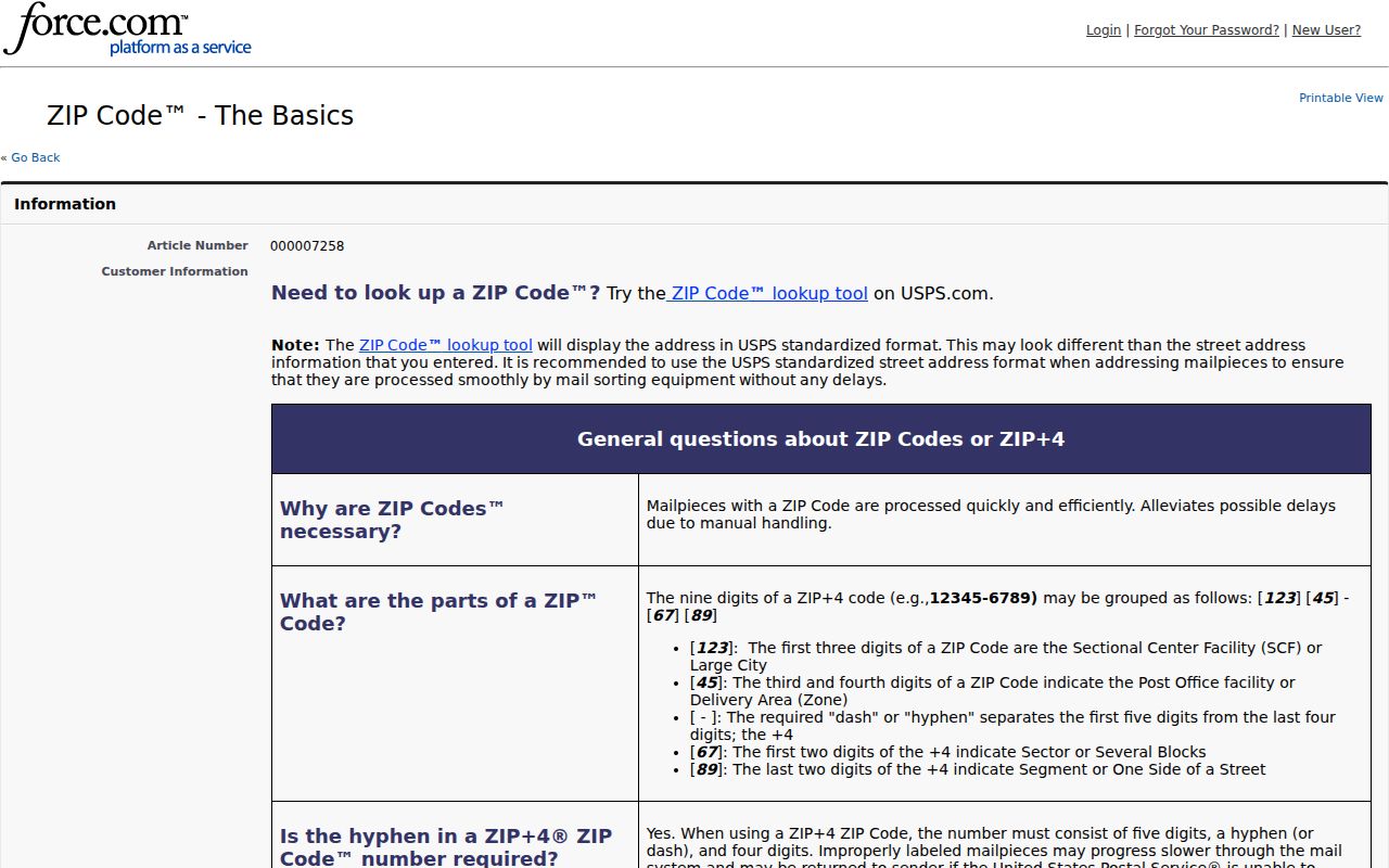 Pleasantville ZIP code directory USPS ZIP code basics